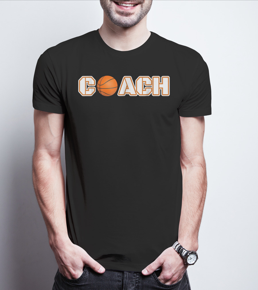 Coach Basketball Ball Coach T-Shirt
