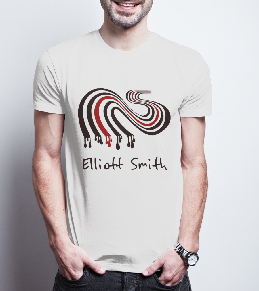Elliott Smith Dripping Figure 8 Revised T-Shirt