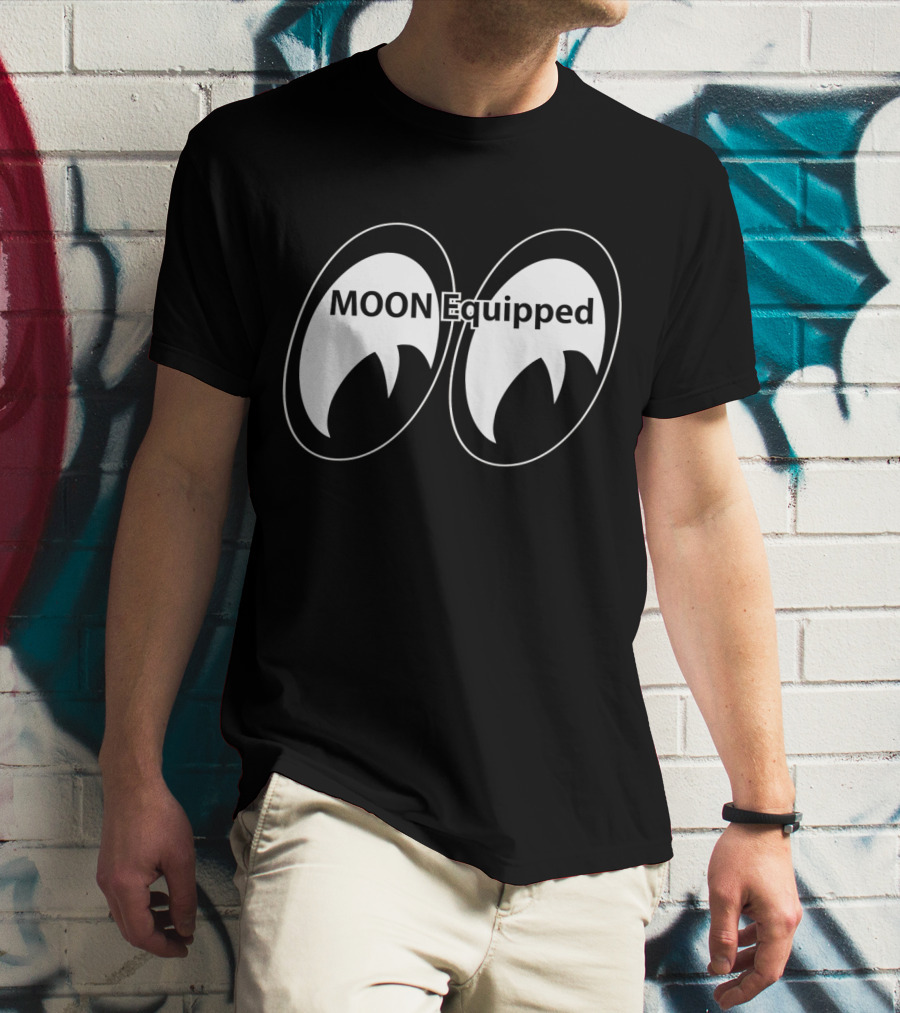 MOON Equipped Racing Logo Eyeballs T-Shirt