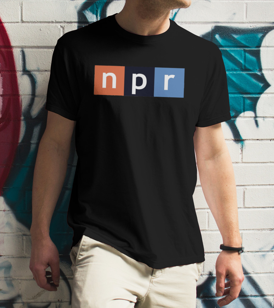 Npr Logo Block Lettering T-Shirt
