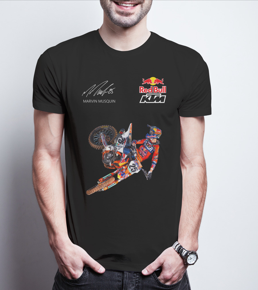 Marvin Musquin Red Bull KTM Racing Action Signature T-Shirt