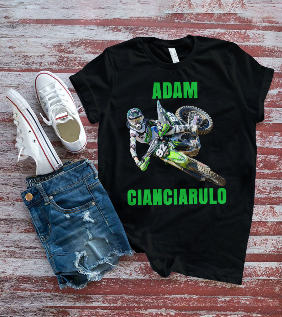 Adam Cianciarulo Motocross Racer 92 Action Image T-Shirt