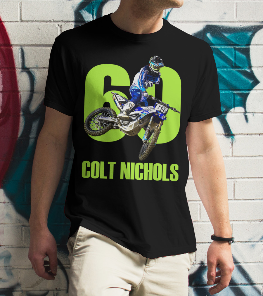 Colt Nichols 60 Motocross Rider Action T-Shirt