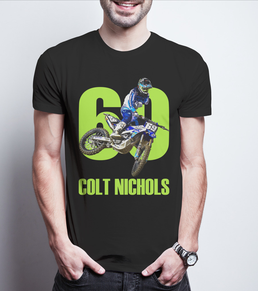 Colt Nichols 60 Motocross Rider Action T-Shirt