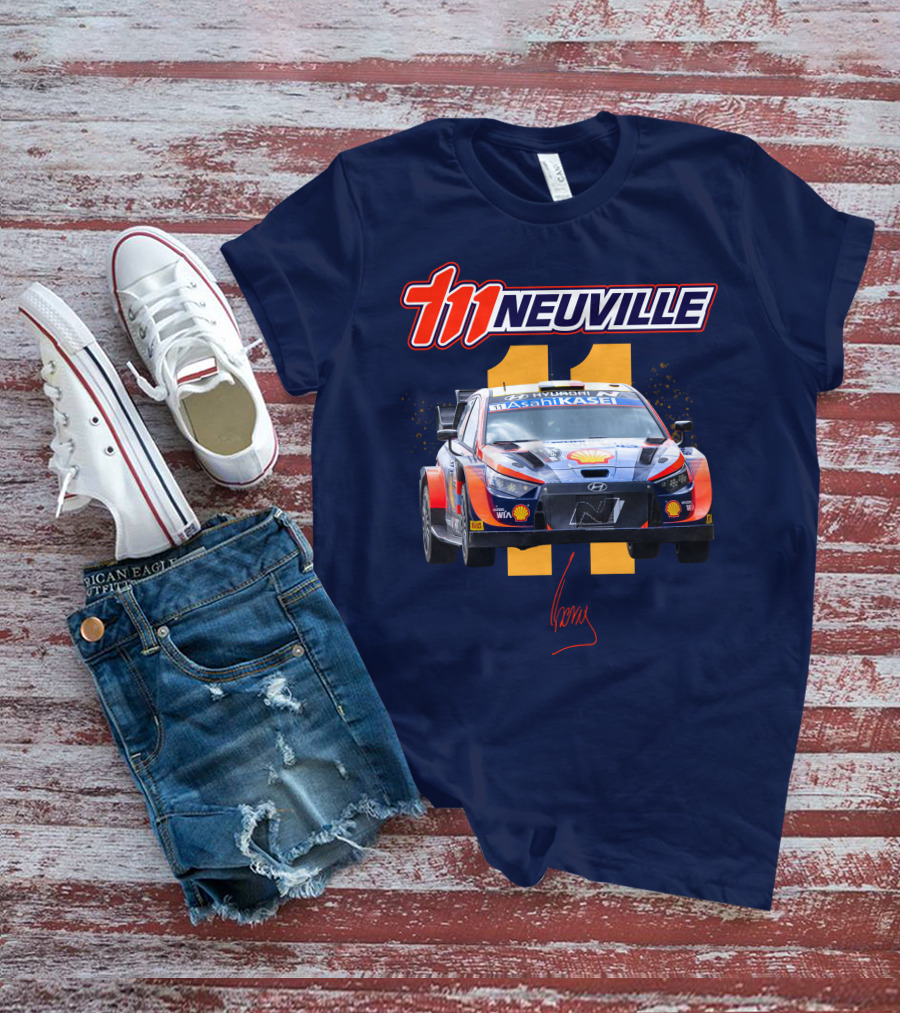 Thierry Neuville Hyundai I20 N Rally1 Asahi Kasei Shell Racing 11 T-Shirt
