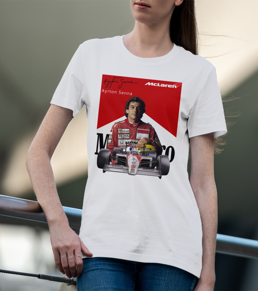 Ayrton Senna McLaren Racing Legend T-Shirt