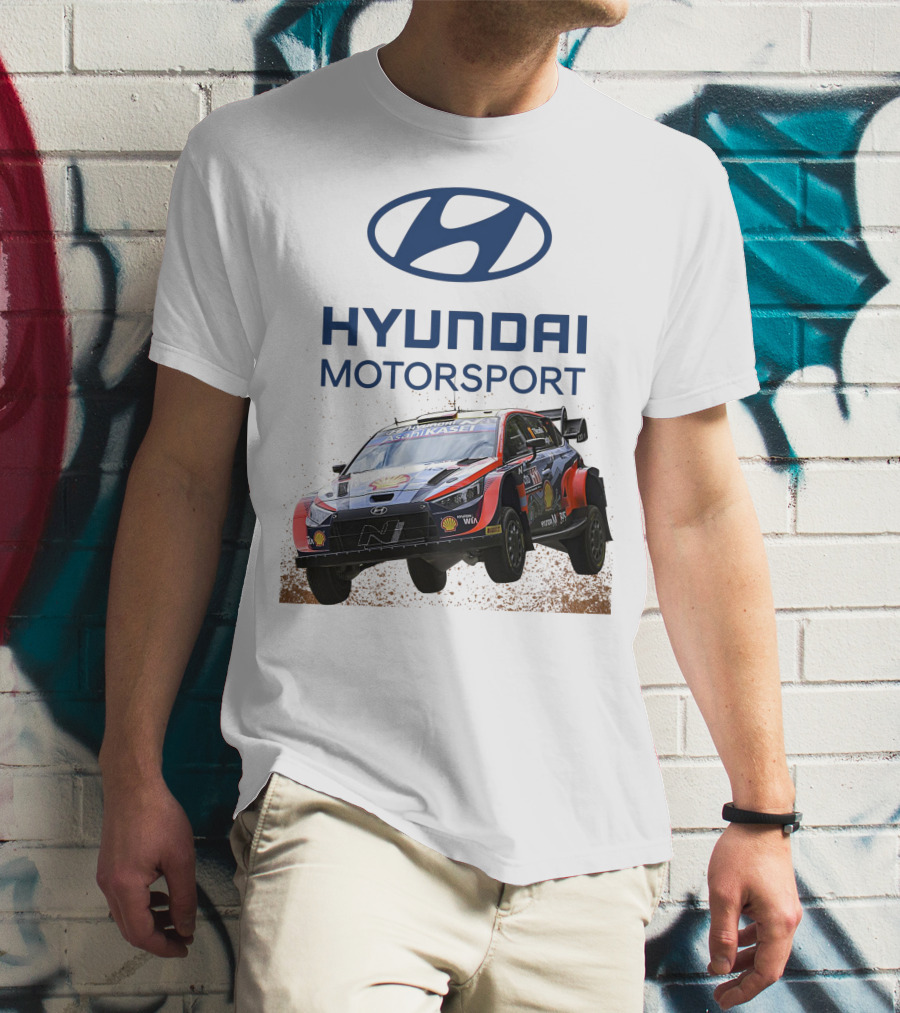Hyundai Motorsport Neuville Rally Car Team T-Shirt