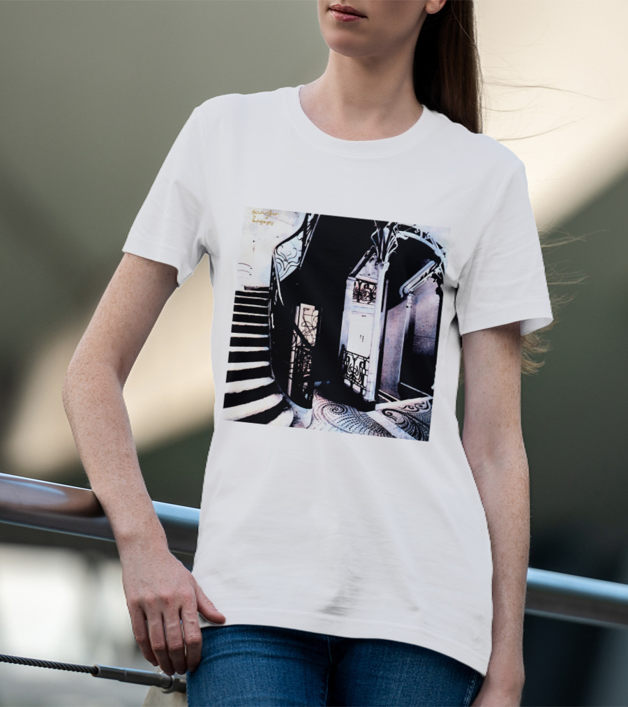 Cocteau Twins Heaven Or Las Vegas Art Nouveau Staircase T-Shirt