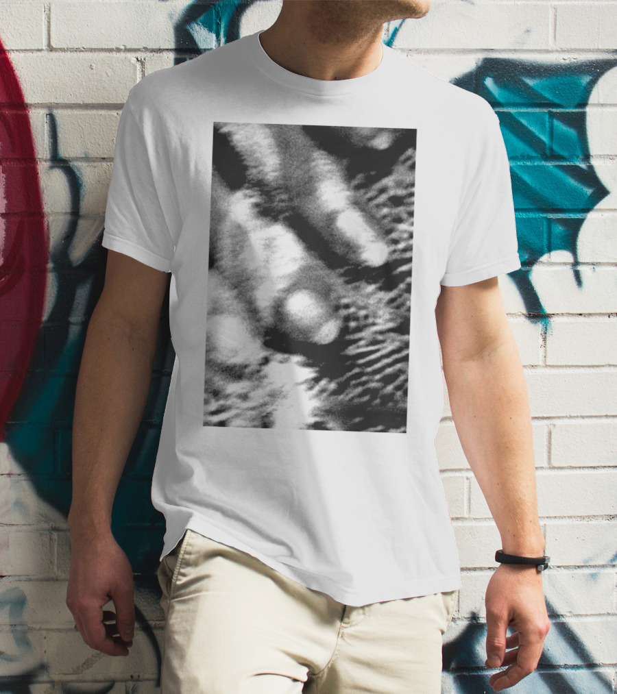 Cocteau Twins 18 Monochrome Abstract Texture T-Shirt