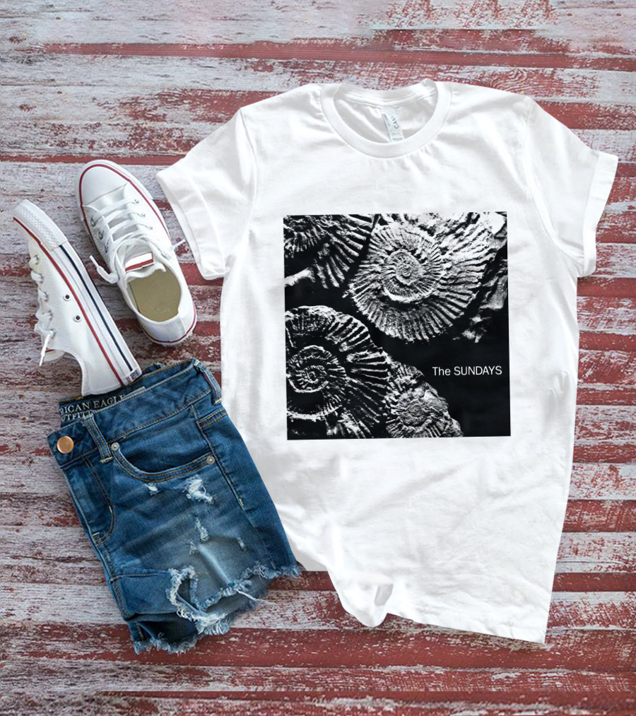 The Sundays Cocteau Twins Ammonite Fossil T-Shirt