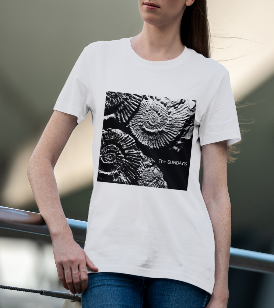 The Sundays Cocteau Twins Ammonite Fossil T-Shirt