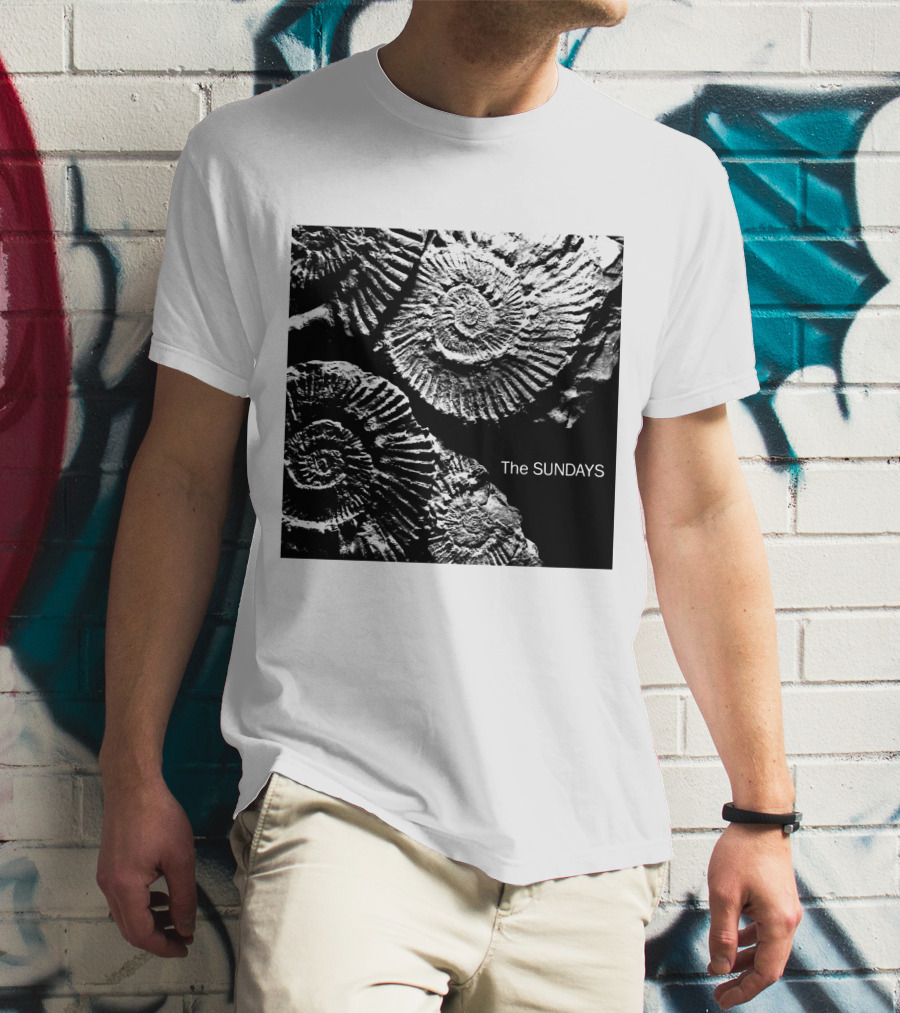 The Sundays Cocteau Twins Ammonite Fossil T-Shirt