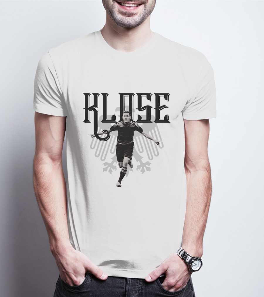 Klose Soccer Celebration Germany Eagle Emblem T-Shirt