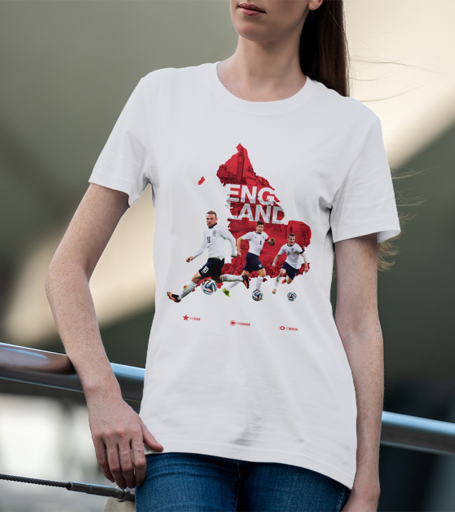 England Soccer Stars The Star The Leader To Watch T-Shirt