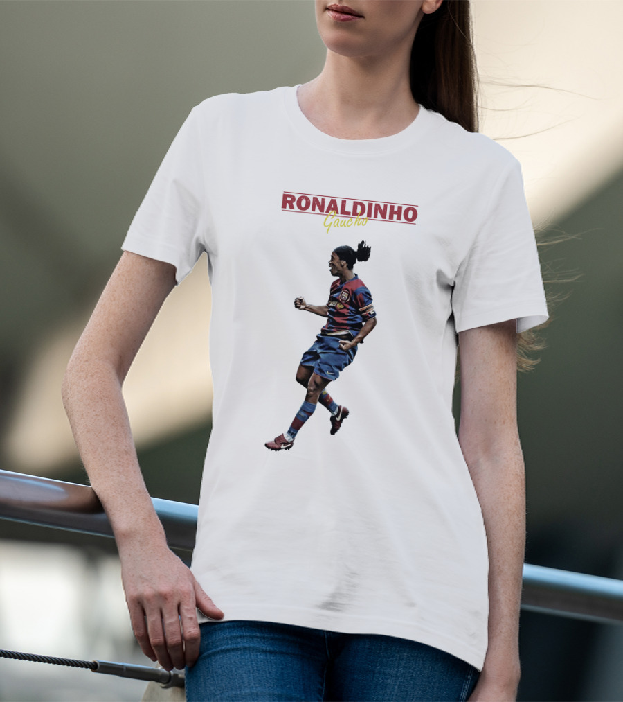 Ronaldinho Gaúcho Barcelona Soccer Legend T-Shirt