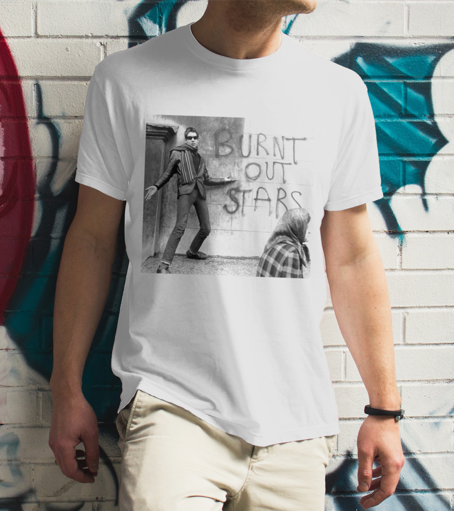 Shane Macgowan Burnt Out Stars Graffiti Photography T-Shirt