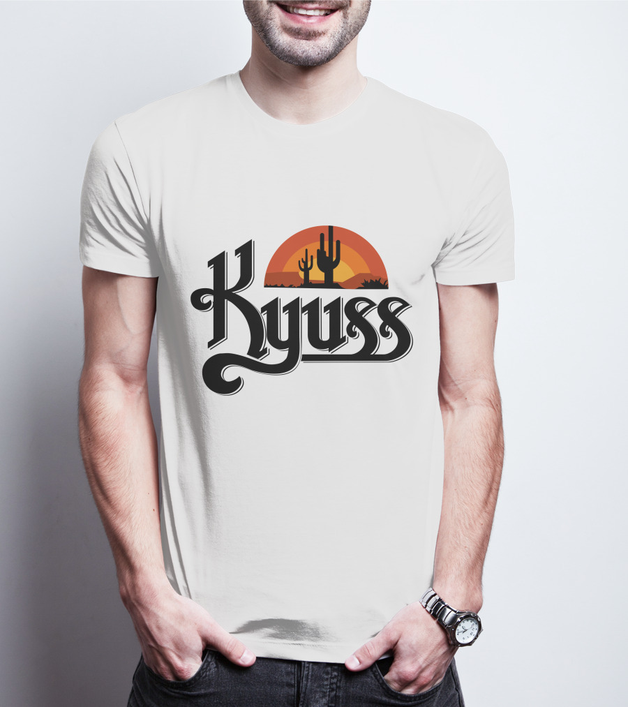 Kyuss Rock Metal Desert Sunset Stoner Hard T-Shirt