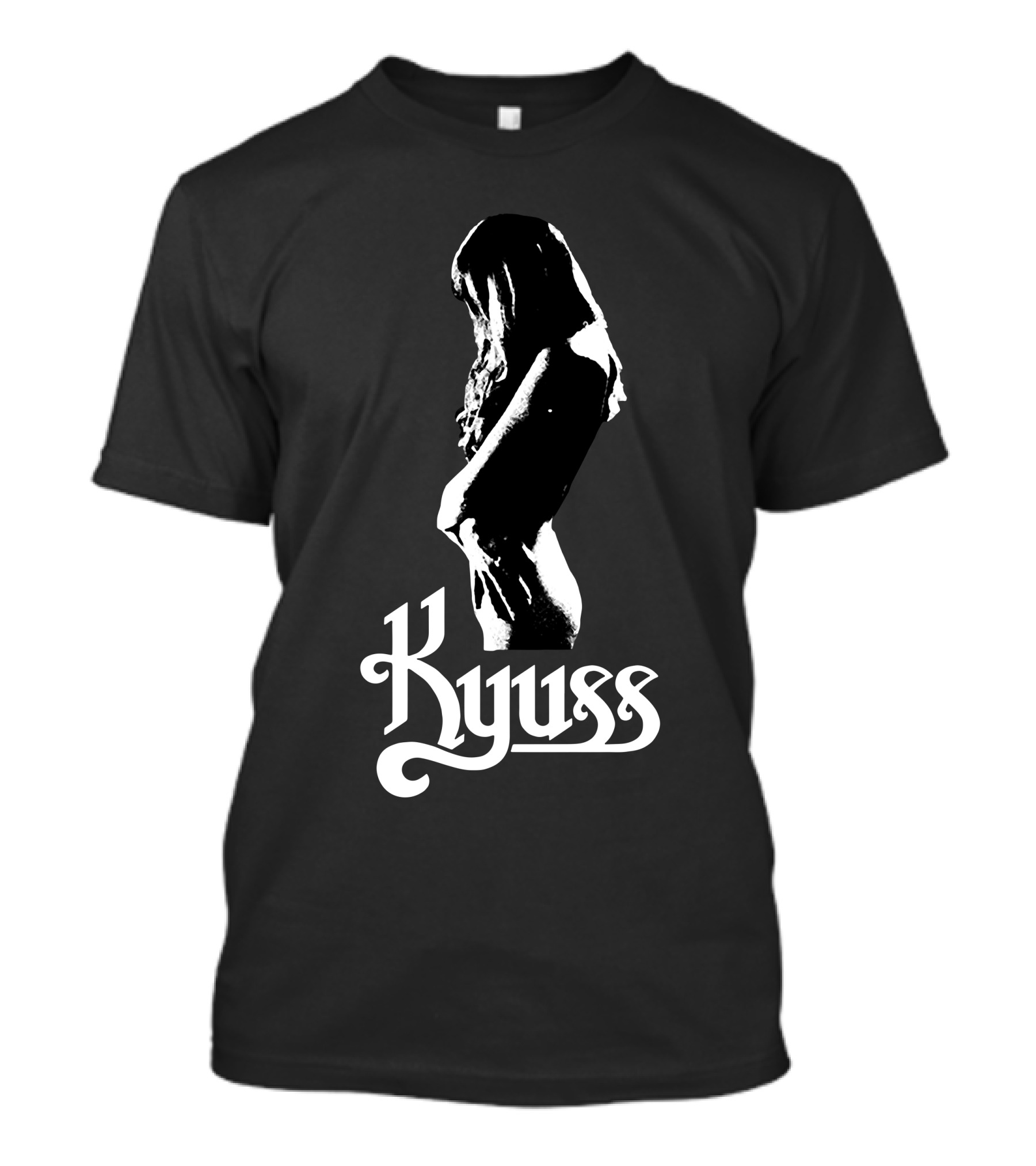 Kyuss Music Band Vintage A Girl Monochrome T-Shirt