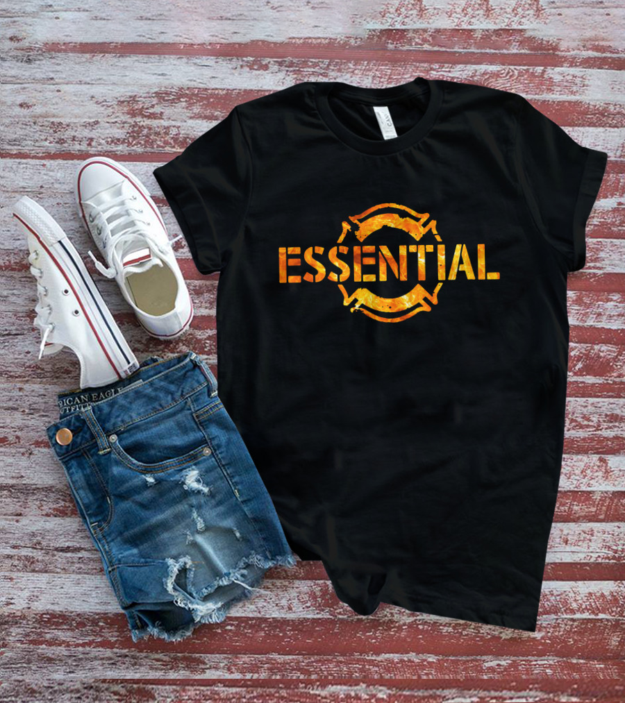 ESSENTIAL FIREFIGHTER FLAME EMBLEM T-Shirt
