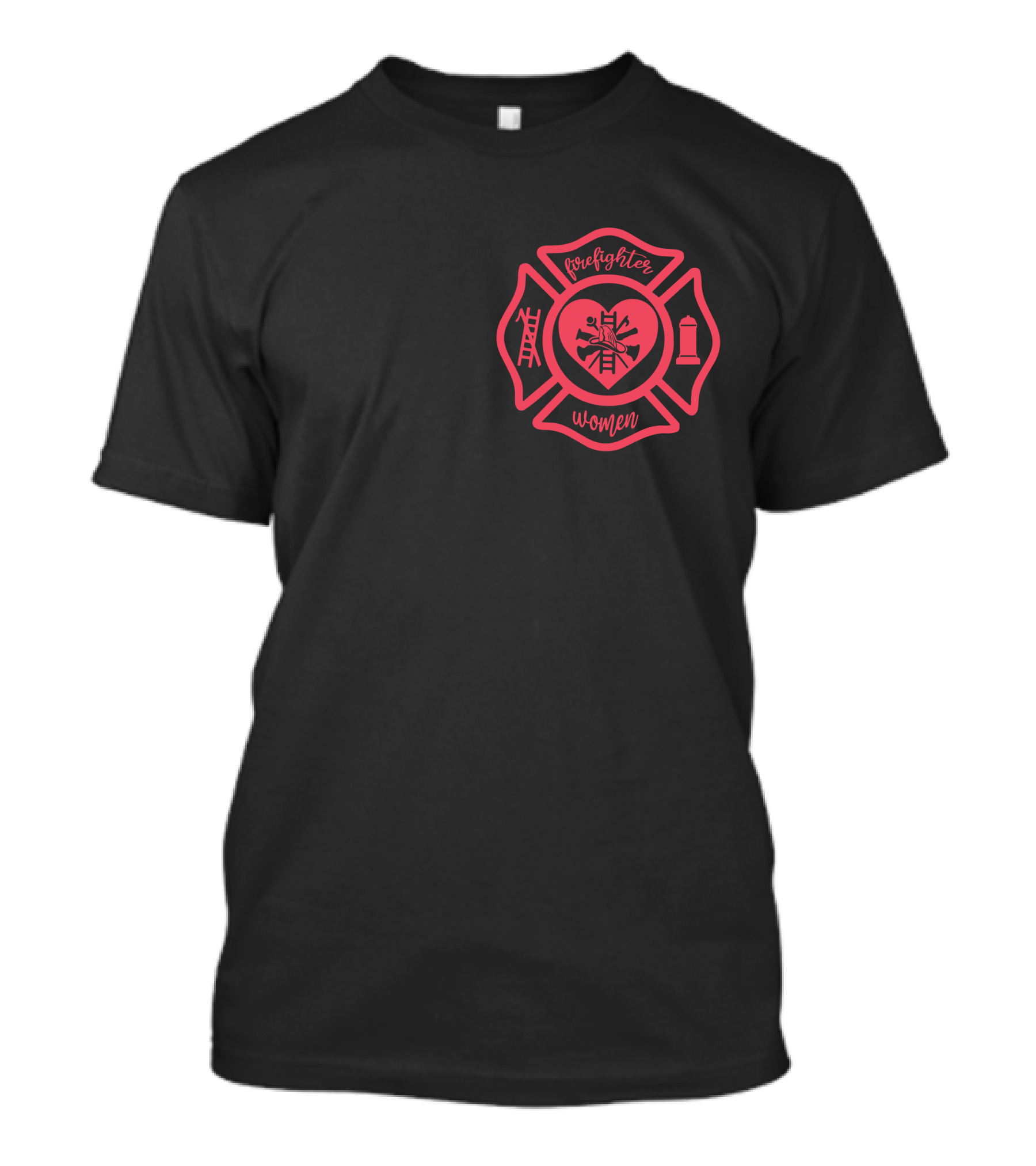 Firefighter Women Maltese Cross T-Shirt