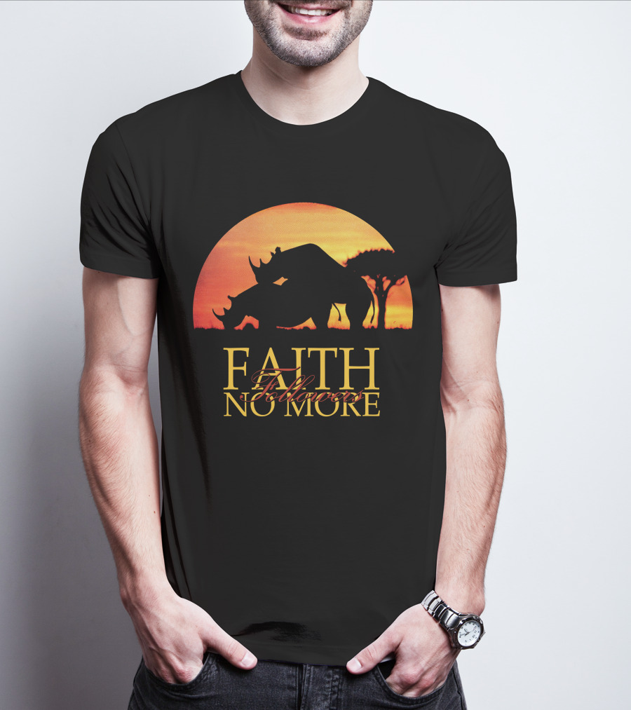 Faith No More Easy Followers Rhino Sunset T-Shirt