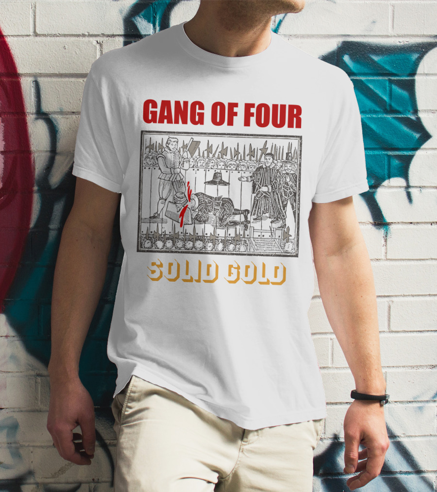 Gang Of Four Solid Gold Medieval Execution T-Shirt