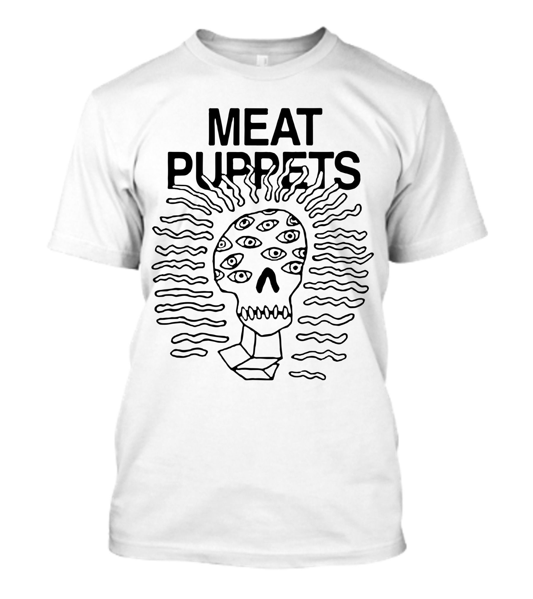 Meat Puppets Monsters Eye Skull T-Shirt