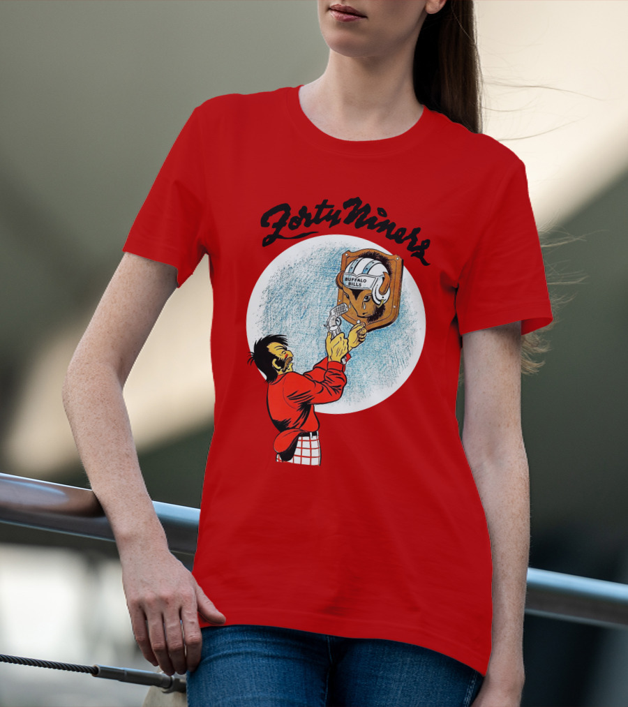 Forty Niner Buffalo Bills Helmet Quirky T-Shirt
