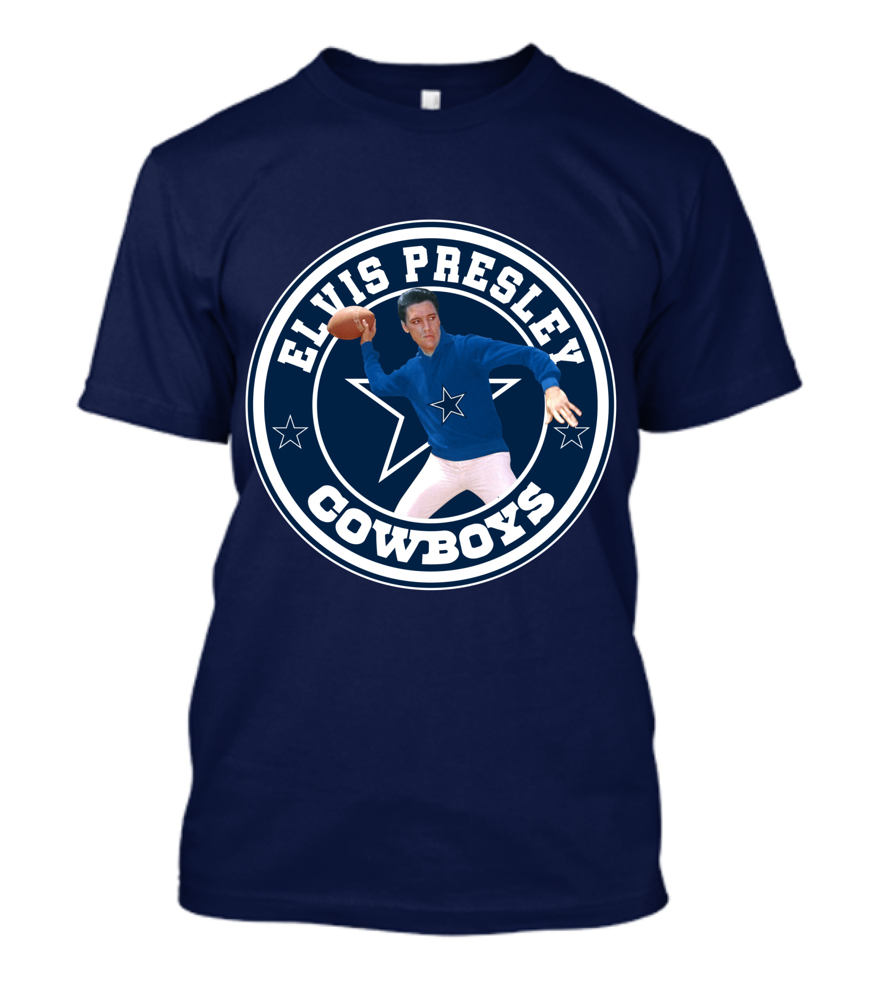 Elvis Presley Cowboys Football Star T-Shirt