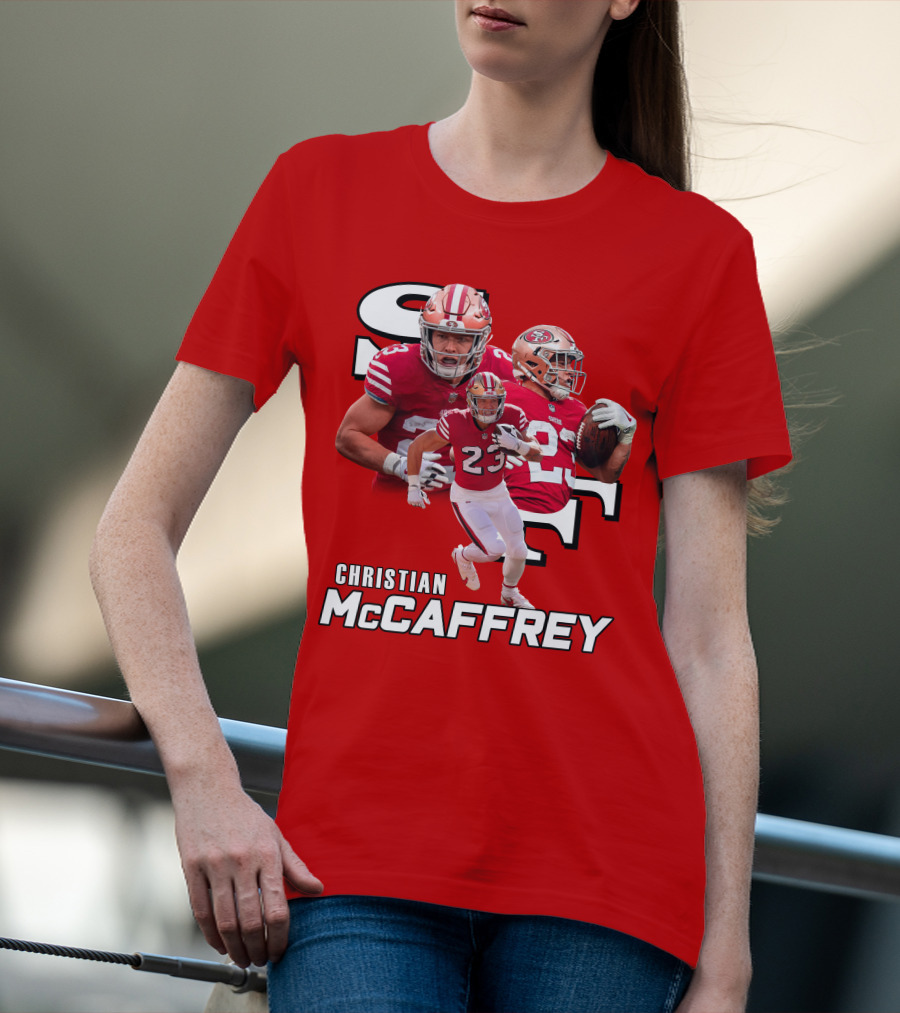 Christian McCaffrey 49ers Football Number 23 T-Shirt