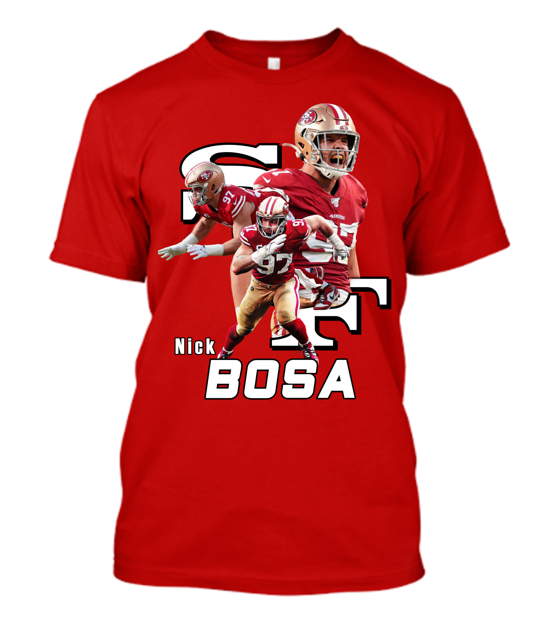 Nick Bosa 49ers Football Player SF T-Shirt