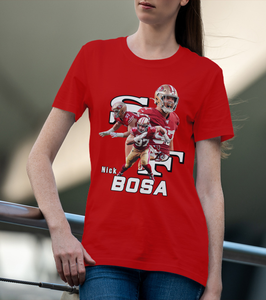 Nick Bosa 49ers Football Player SF T-Shirt