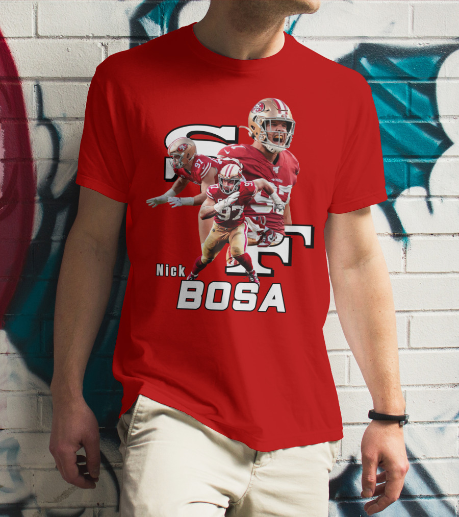 Nick Bosa 49ers Football Player SF T-Shirt