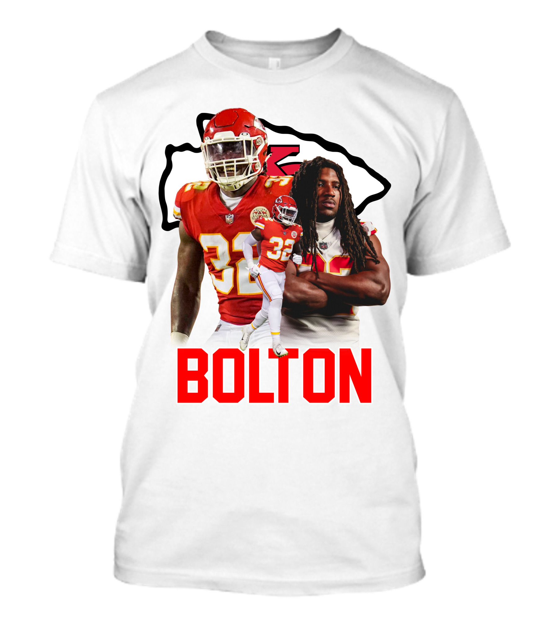 Kansas City Football NB32 Bolton Chiefs Red Brigade T-Shirt