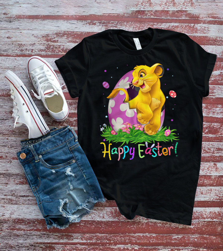 Simba Happy Easter Egg Celebration T-Shirt