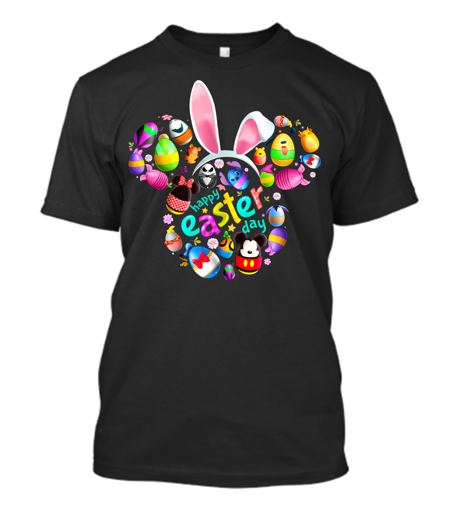 Happy Easter Day Bunny Ears Disney-Inspired Eggs T-Shirt