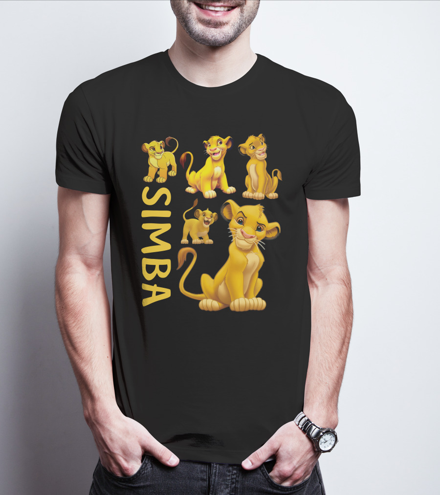 Simba Lion King Character Expressions Compilation T-Shirt