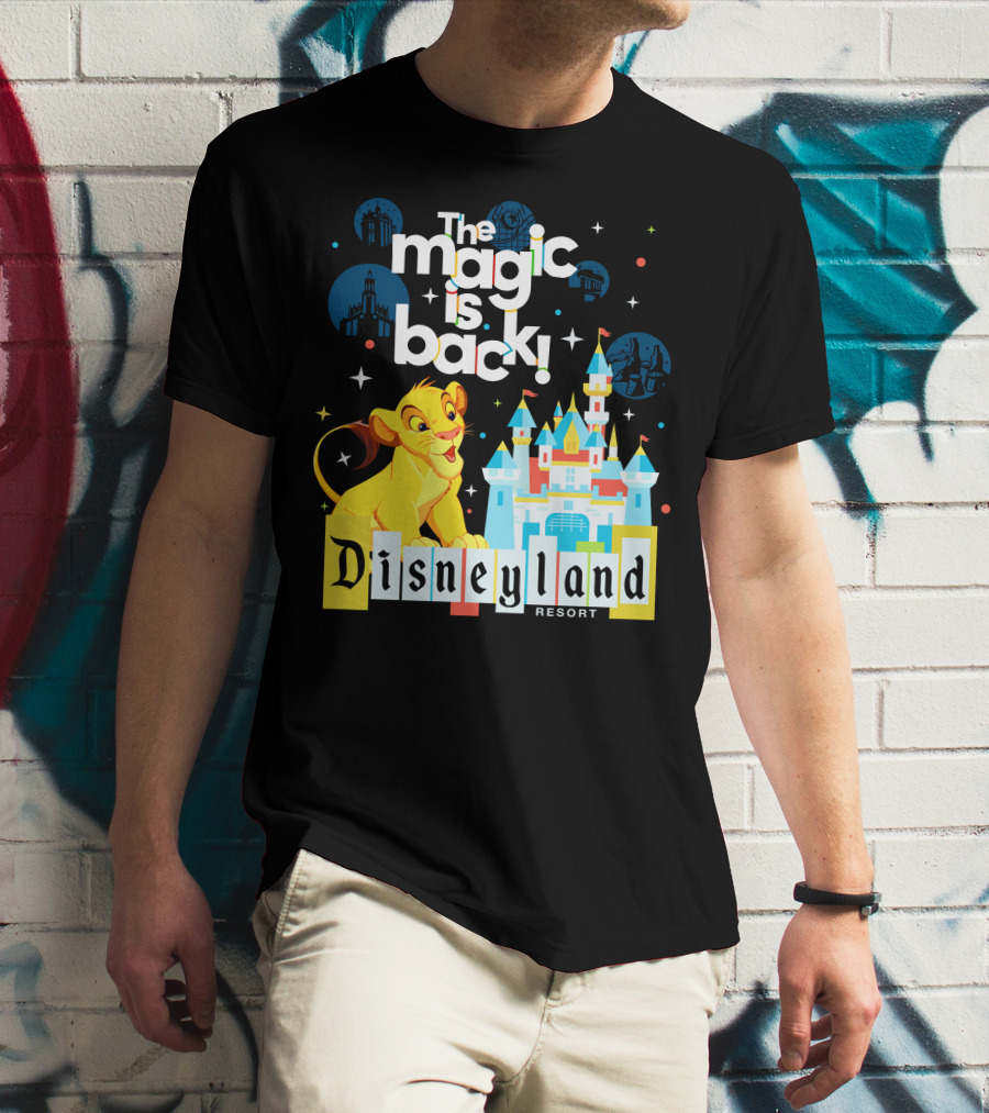 The Magic Is Back Disneyland Resort Simba Lion King T-Shirt