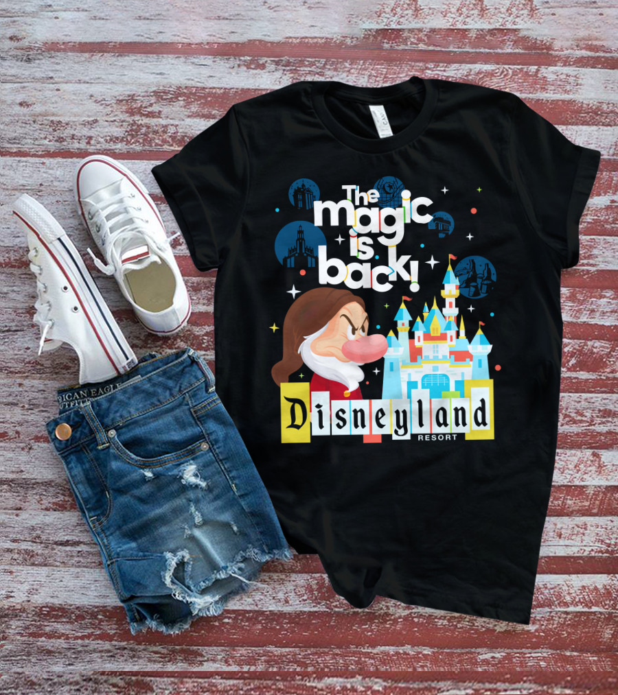 The Magic Is Back Grumpy Disneyland Resort T-Shirt