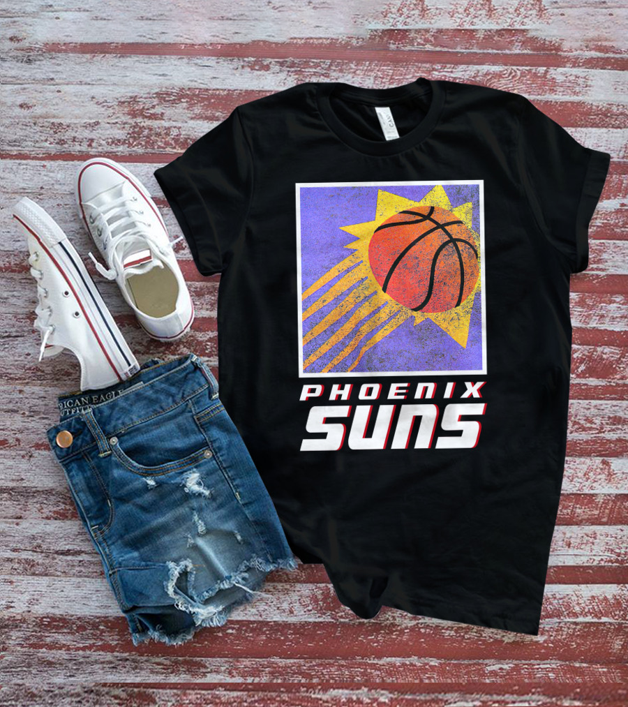 Phoenix Suns Basketball Vintage Style Retro T-Shirt