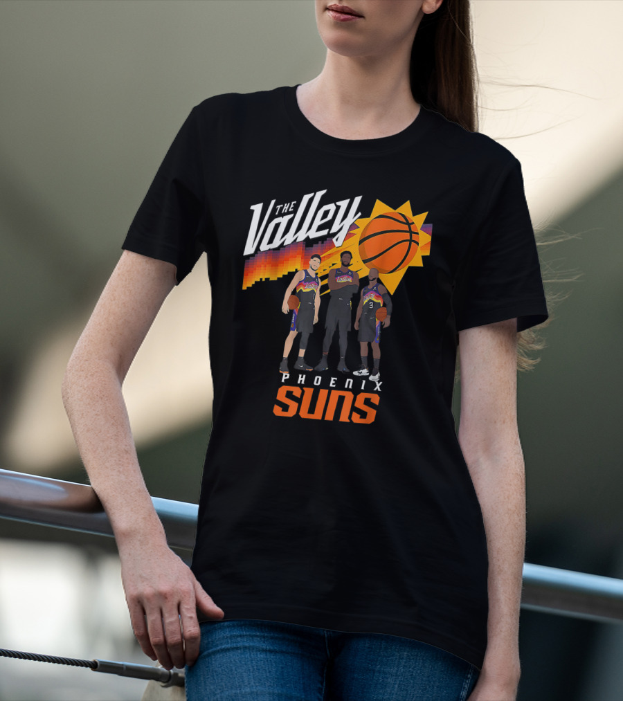 The Valley Phoenix Suns Basketball Players T-Shirt