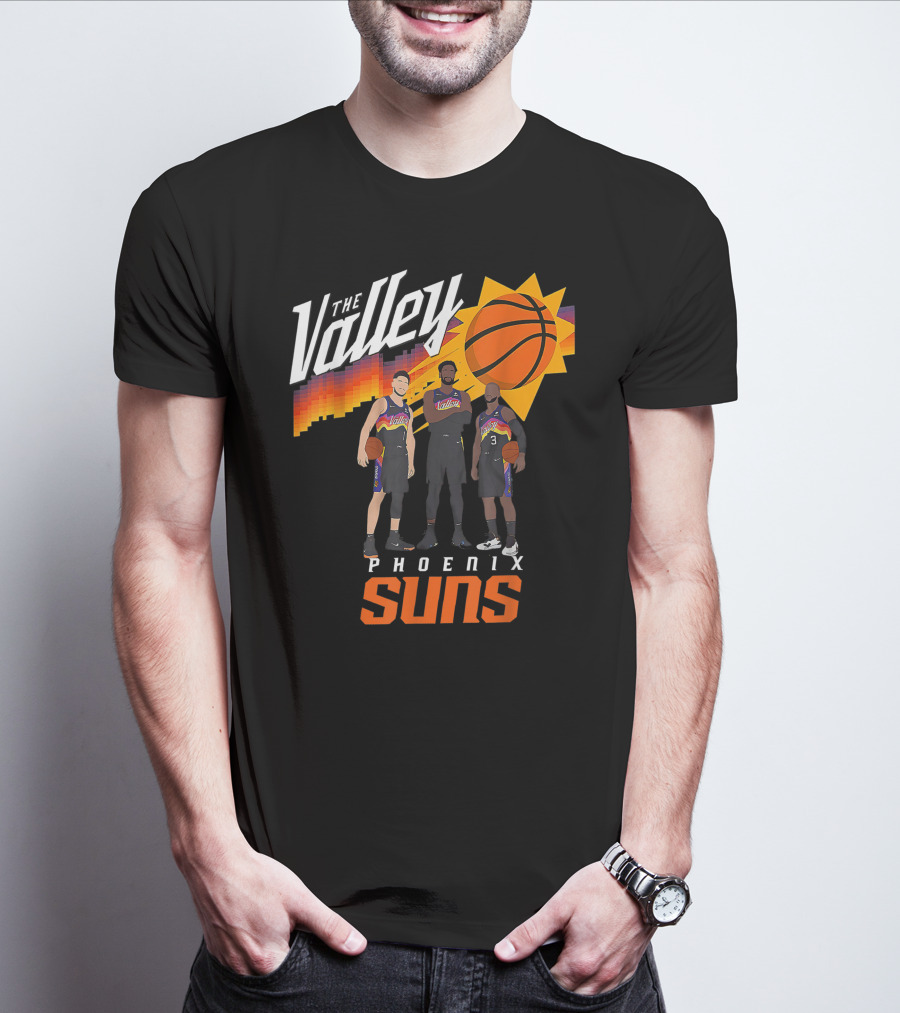 The Valley Phoenix Suns Basketball Players T-Shirt