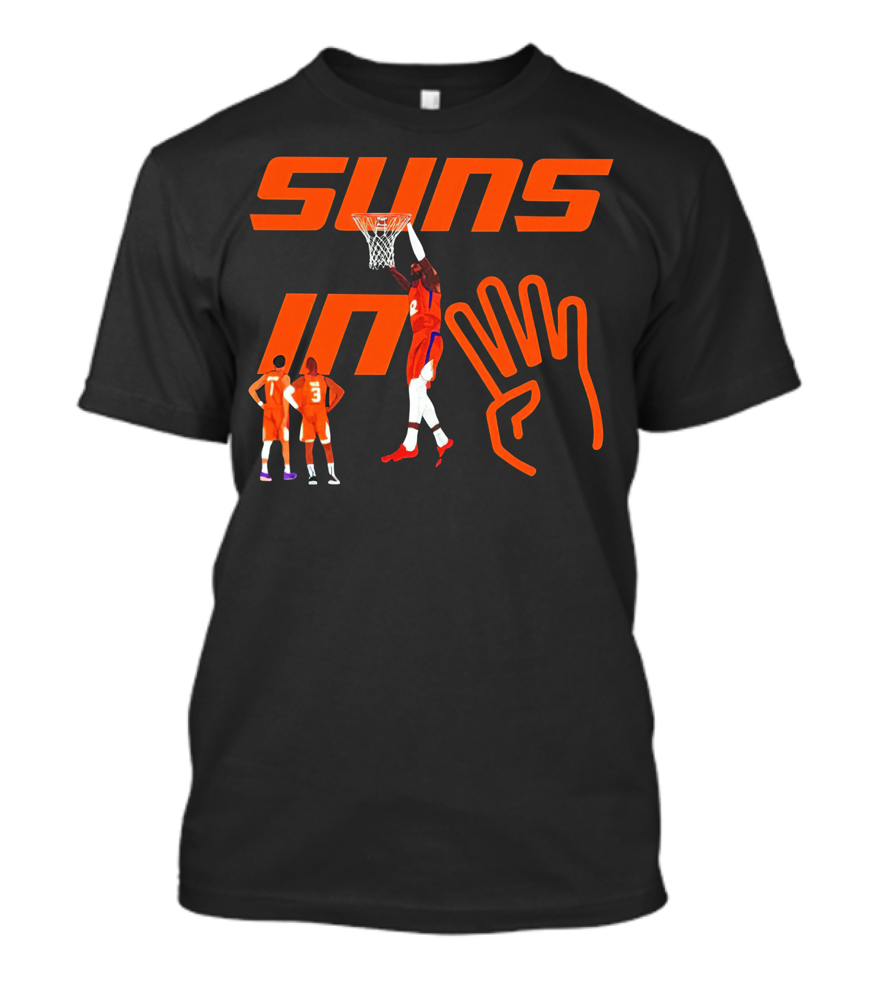 Suns In Four Basketball Slam Dunk Gesture T-Shirt