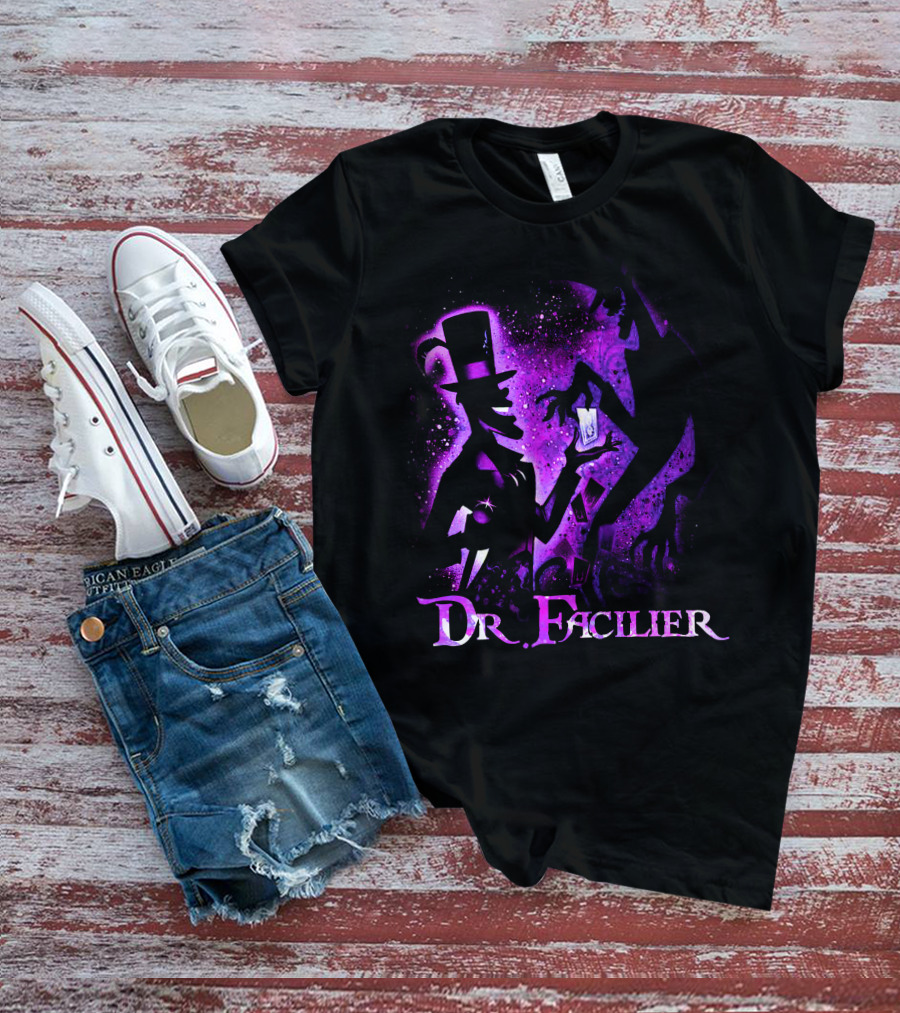 Dr. Facilier Purple Silhouette And Shadow T-Shirt