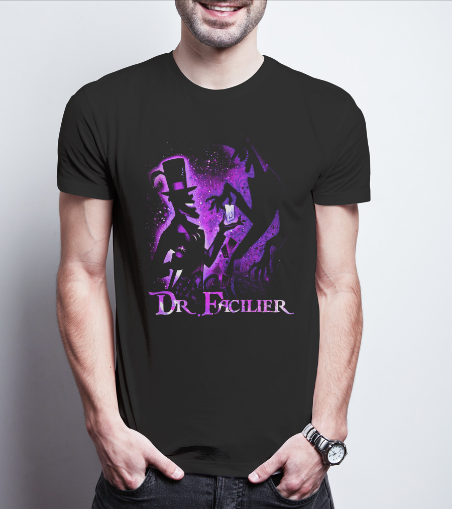 Dr. Facilier Purple Silhouette And Shadow T-Shirt