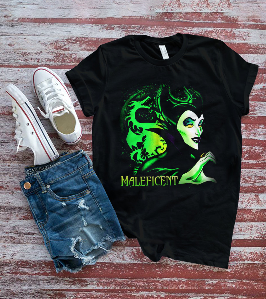 Maleficent 4 Green Dragon Iconic Character T-Shirt