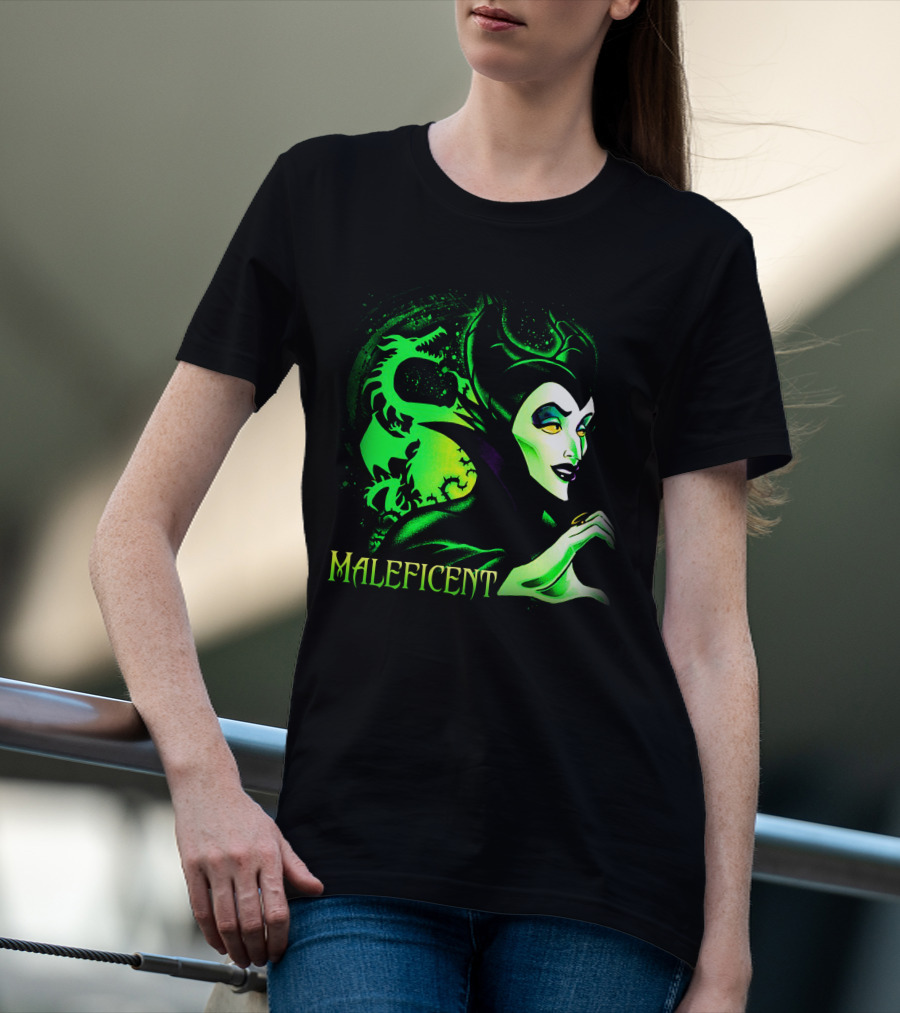 Maleficent 4 Green Dragon Iconic Character T-Shirt