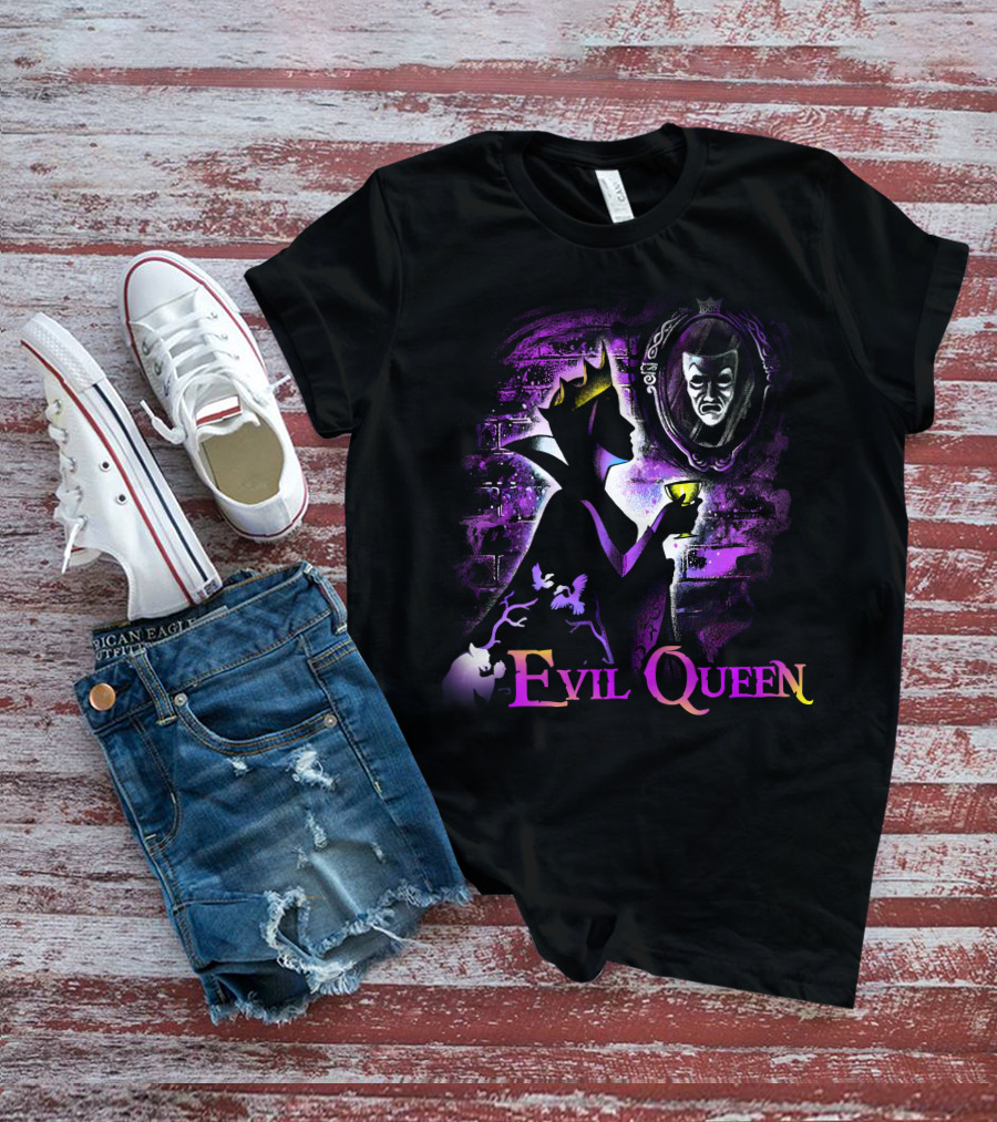 Evil Queen With Magic Mirror And Potion T-Shirt