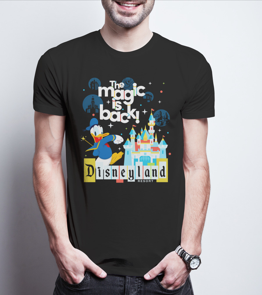 The Magic Is Back Disneyland Resort Donald Duck T-Shirt