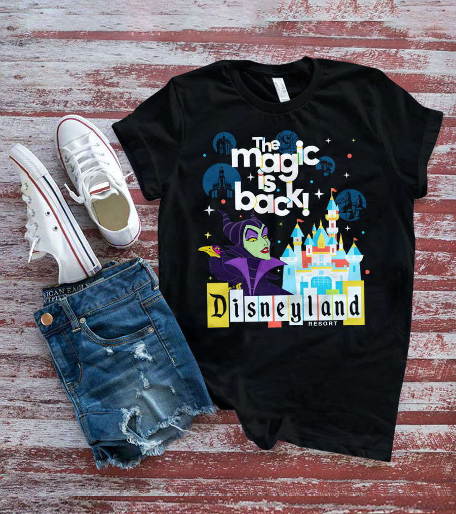 The Magic Is Back Maleficent Disneyland Resort T-Shirt